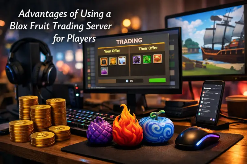 advantages of using a blox fruit trading server for players