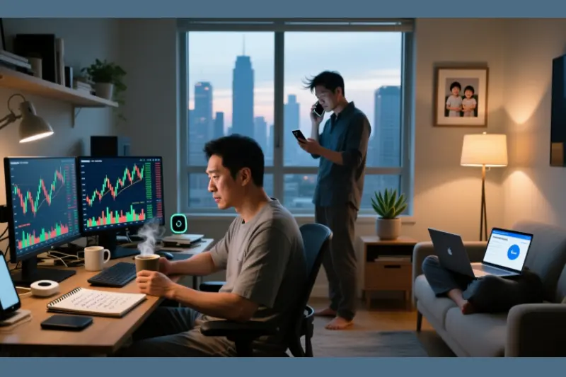 daily lifestyle of a full-time trader