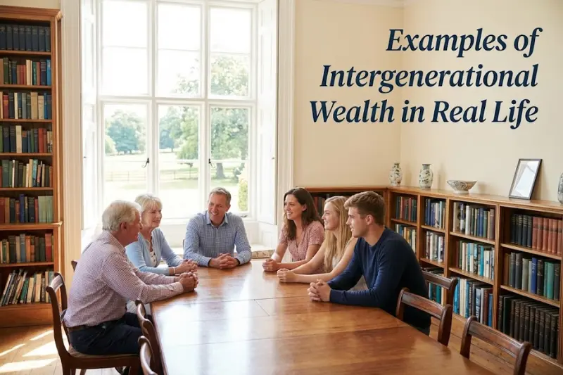 examples of intergenerational wealth in real life