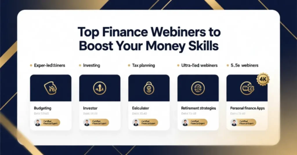 Top Finance Webinars to Boost Your Money Skills finance webinars