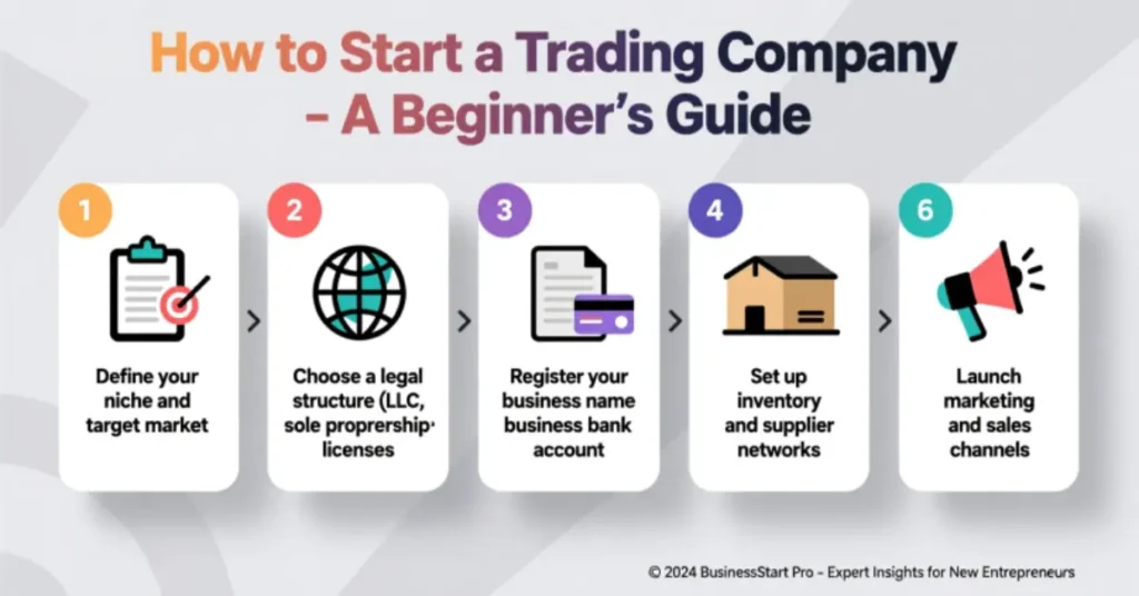 how to start a trading company