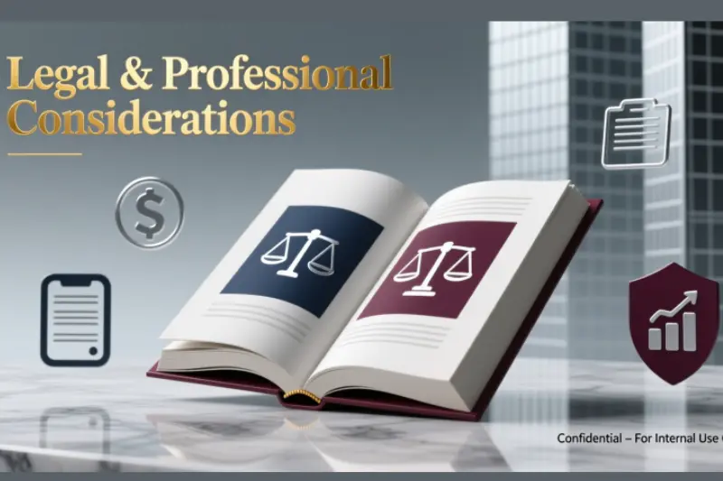 legal and professional considerations