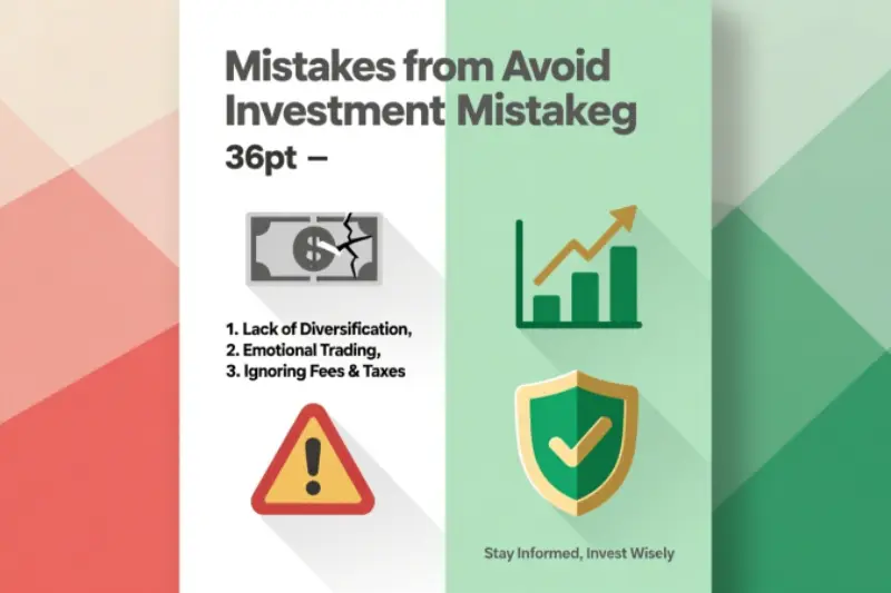 mistakes to avoid when investing