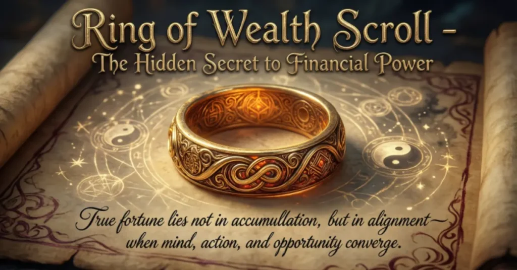 Ring of Wealth Scroll – The Hidden Secret to Financial Power ring of wealth scroll
