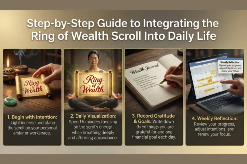 step-by-step guide to integrating the ring of wealth scroll into daily life