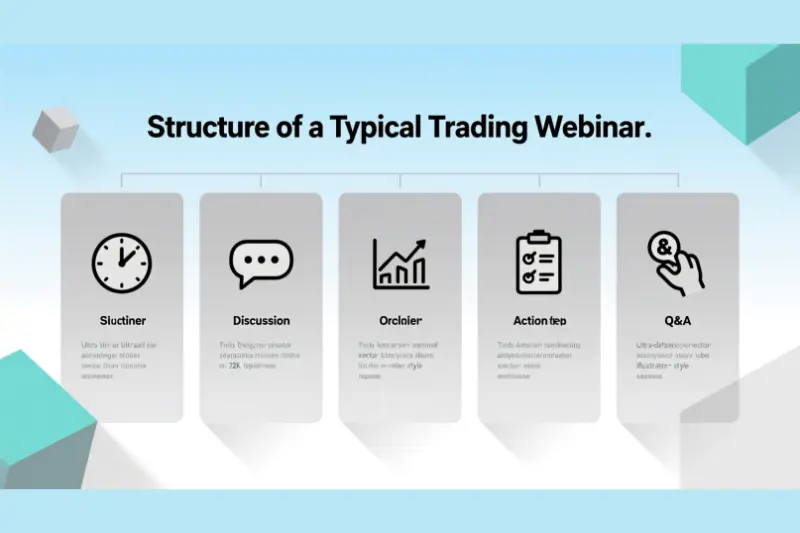 structure of a typical trading webinar