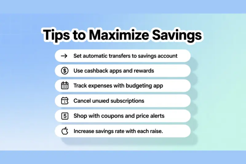 tips to maximize savings