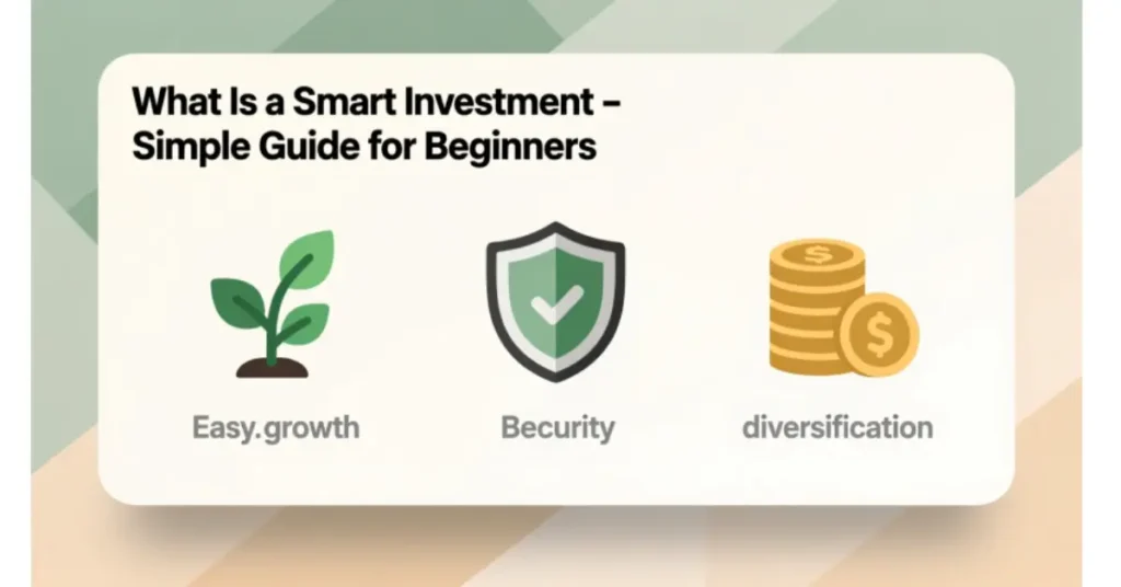 what is a smart investment - simple guide for beginners