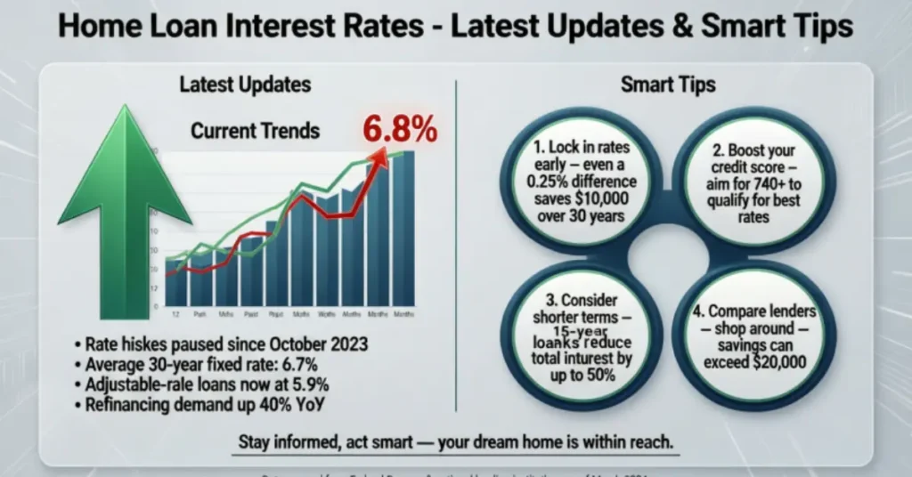 home loan interest rates - latest updates & smart tips