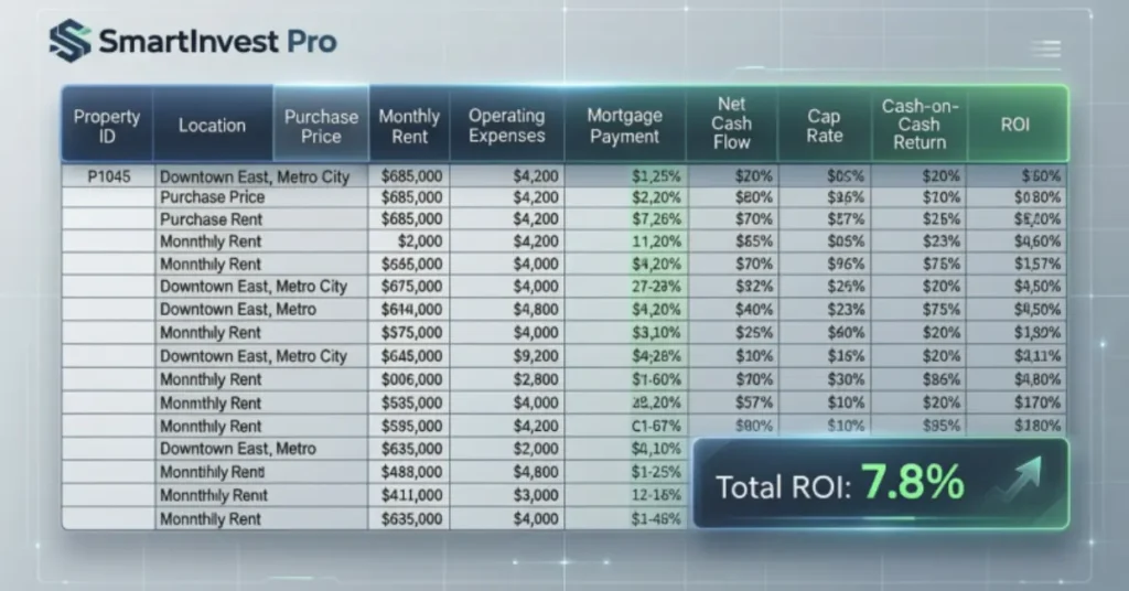 property investing spreadsheet for smarter roi analysis
