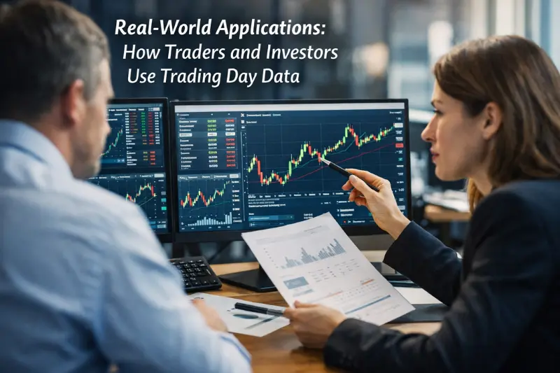 real-world applications how traders and investors use trading day data