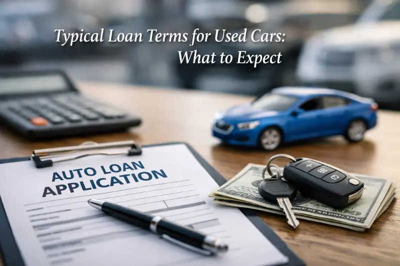 typical loan terms for used cars what to expect