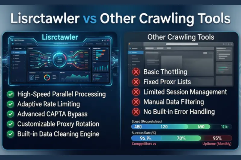 lisrctawler vs other crawling tools