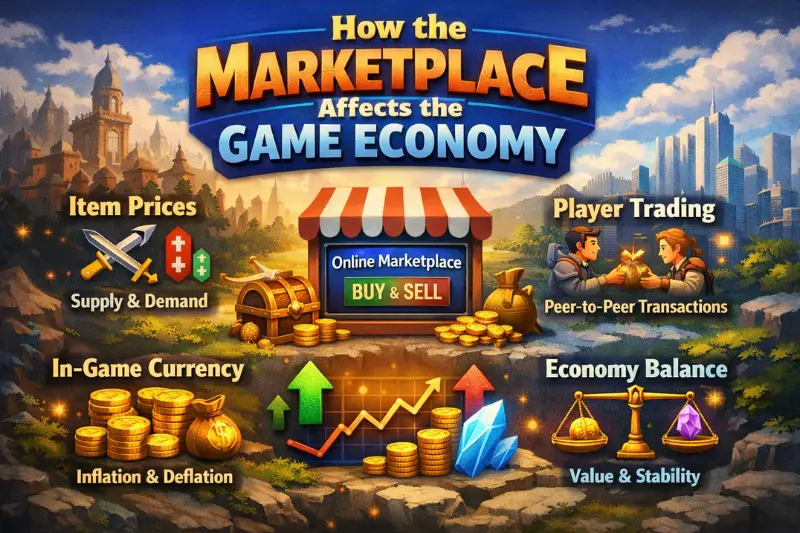 how the marketplace affects the game economy