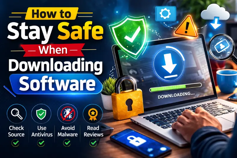 how to stay safe when downloading software
