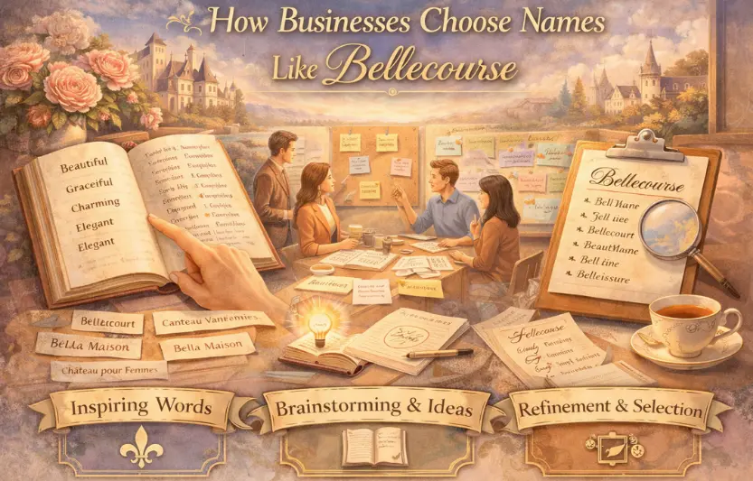 possible origins of the word bellehow businesses choose names like bellecoursecourse