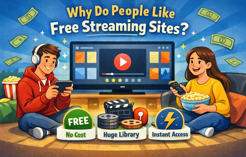 why do people like free streaming sites
